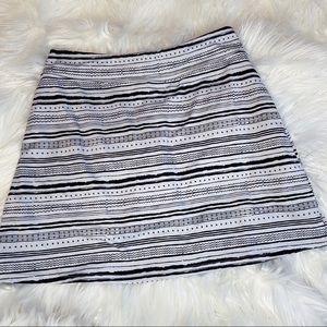 LOLA BLACK AND WHITE PRINT TENNIS ACTIVE SKORT